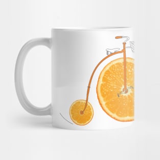 Nursery Orange Bicycle Mug